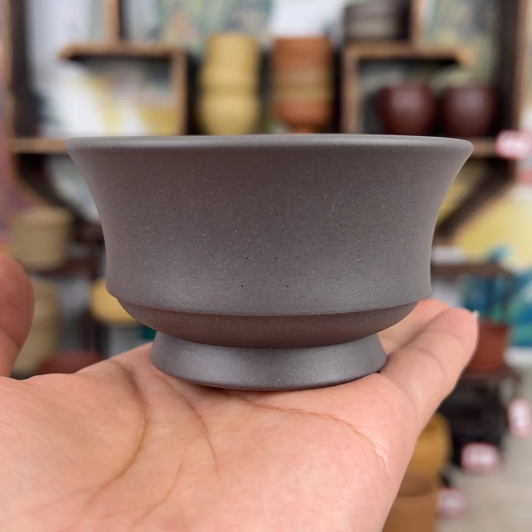 紫砂茶杯拙器甄选，纯原本矿。
