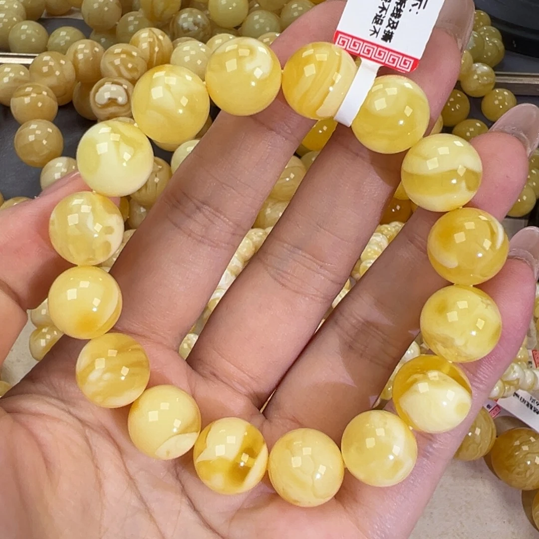 手链琥珀未镶嵌20.6妖花