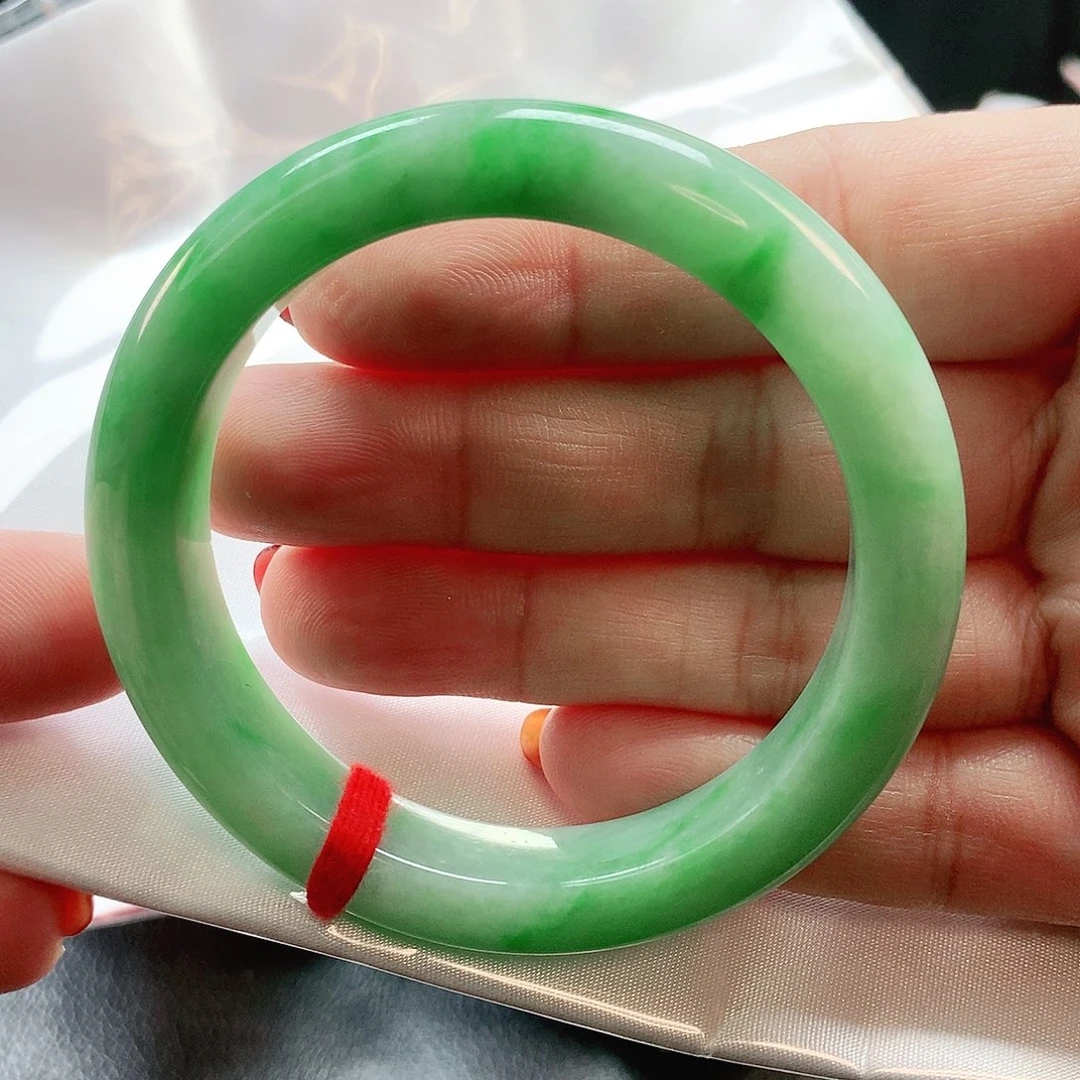 未镶嵌手镯翡翠正圈2375