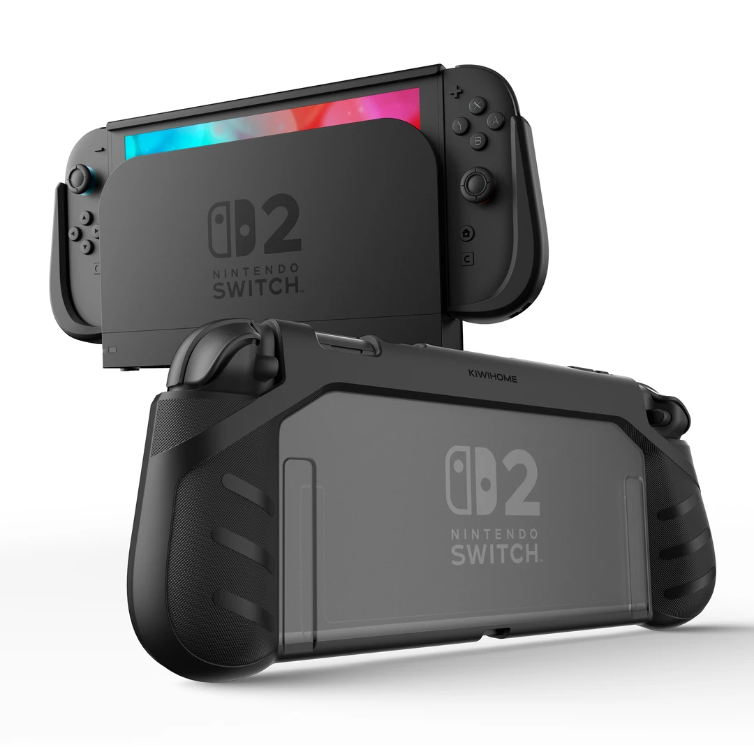 KIWIHOME Switch2保护壳 可插底座精准适配