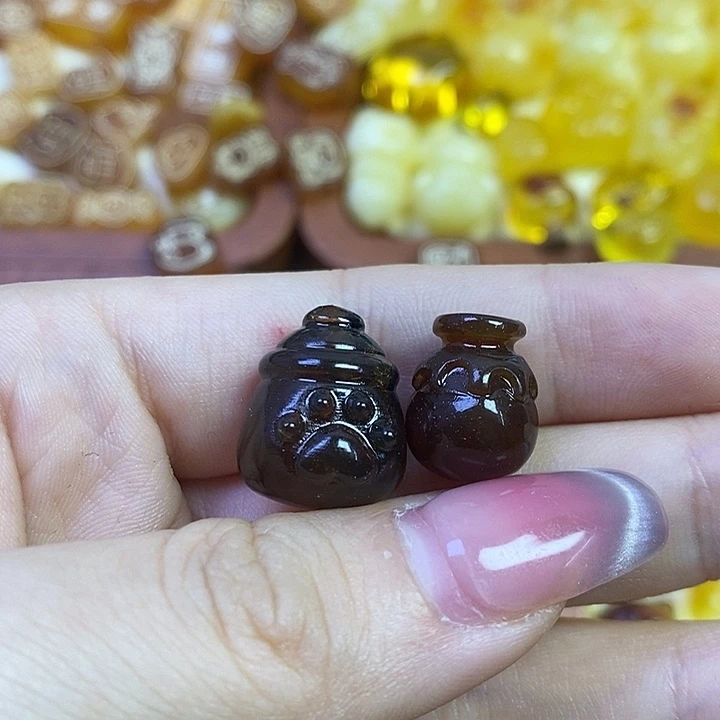 橄榄核吊坠小蜜罐