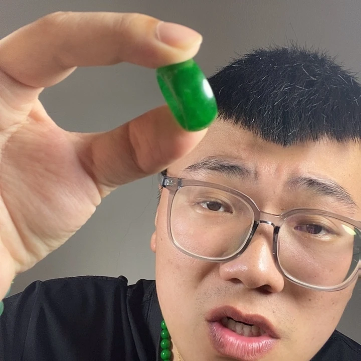 未镶嵌戒指翡翠高端时尚主播推荐扳指