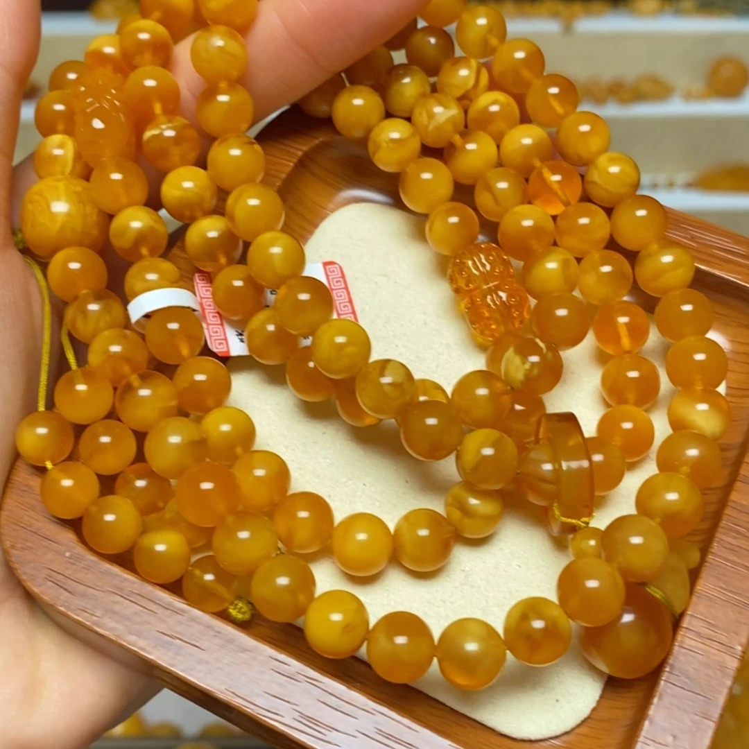 【闪购商品】未镶嵌蜜蜡手链手串