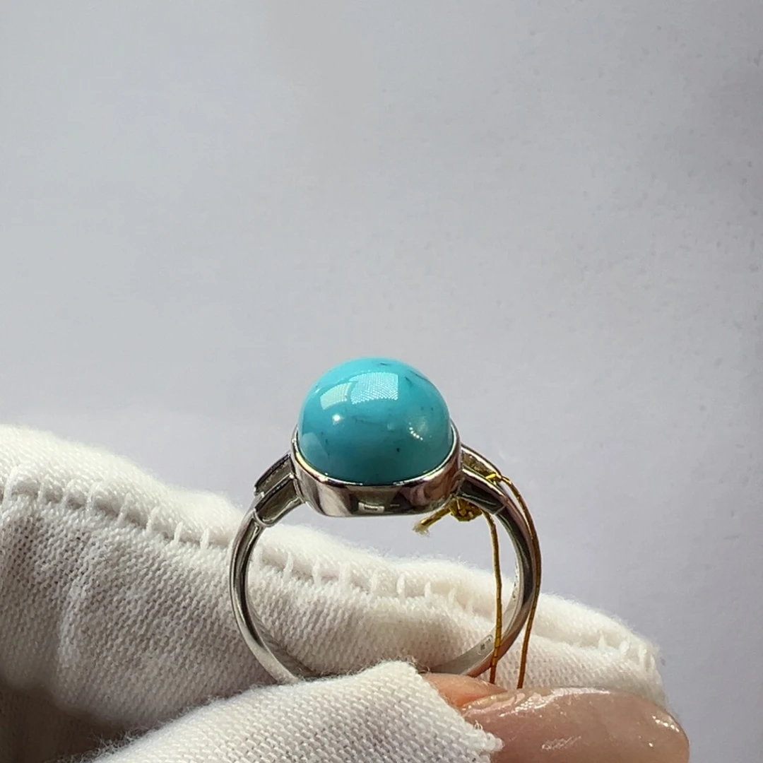 绿松石银S925镶嵌挂件