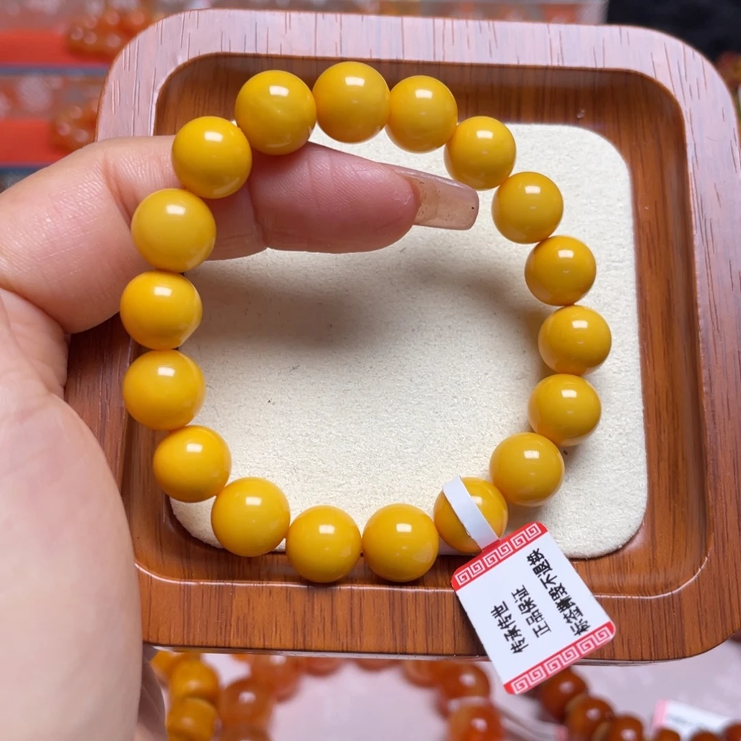 蜜蜡未镶嵌手链手串