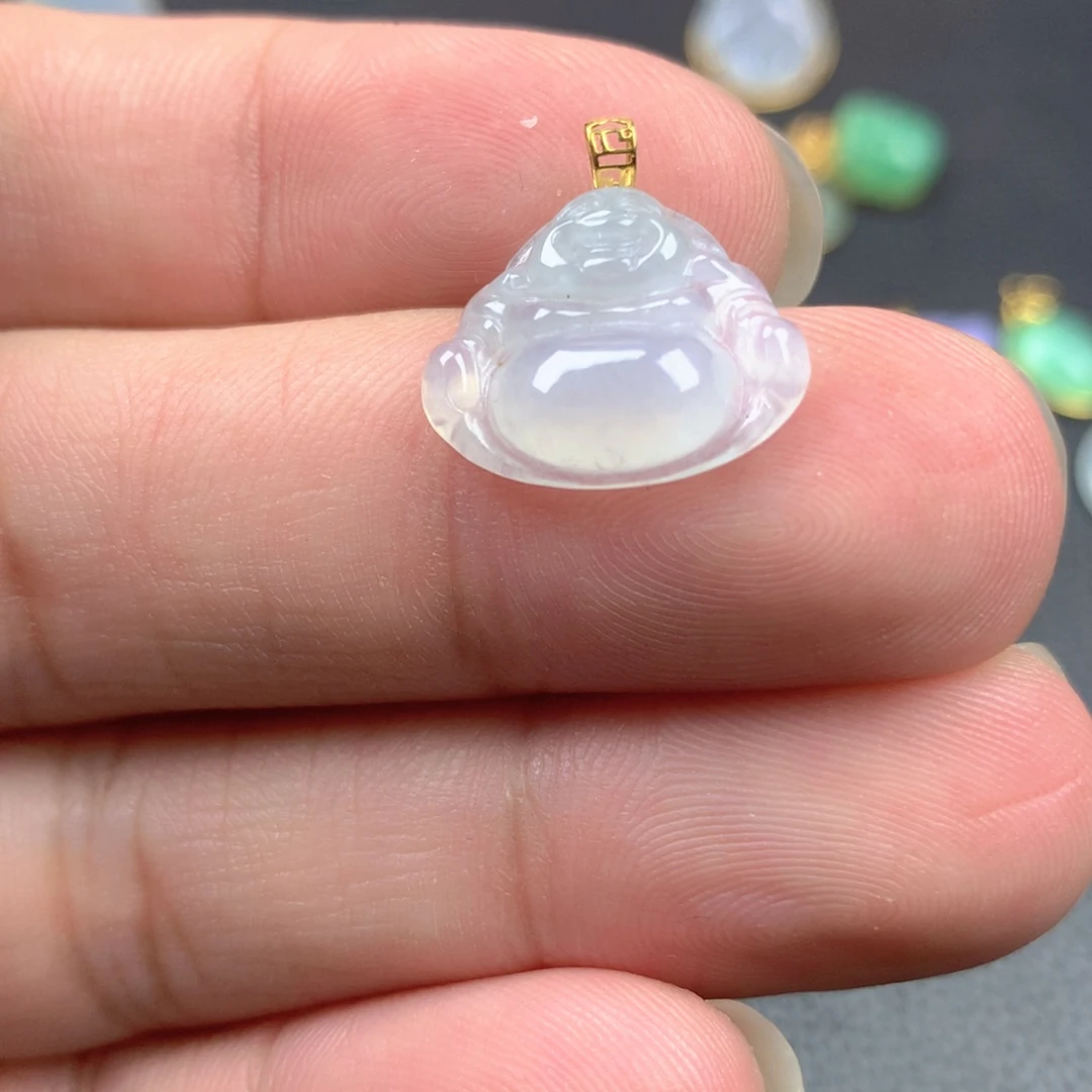 【闪购商品】颈饰18K金镶嵌翡翠翡翠