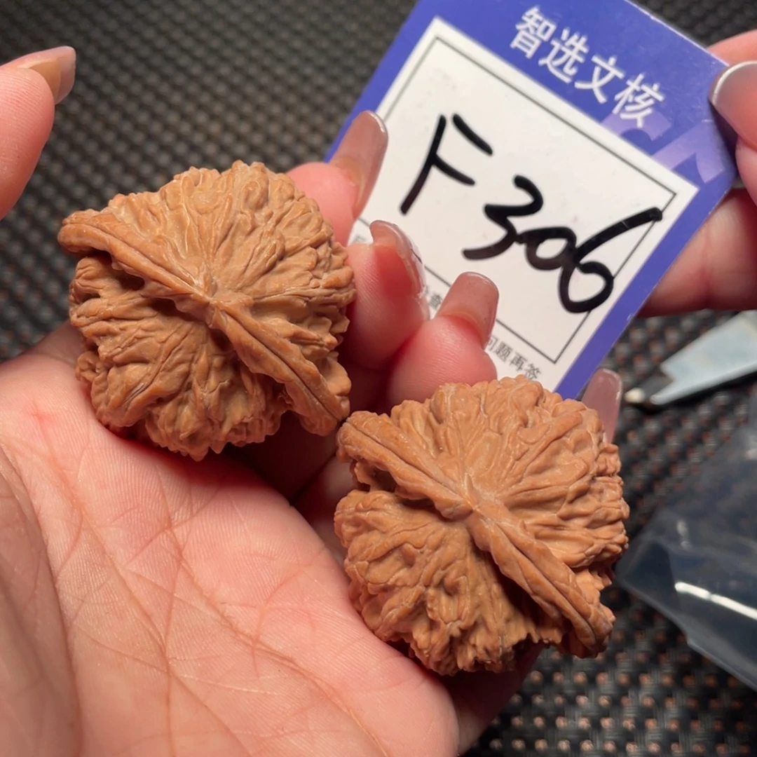 把件桃核306号白狮子42