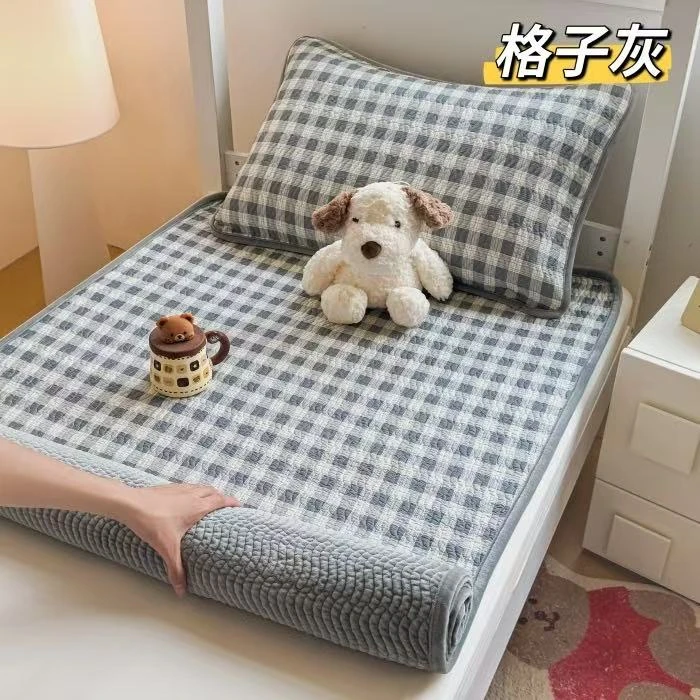 【亲肤透气 舒适保暖】金美家纯棉加绒多用床盖1435