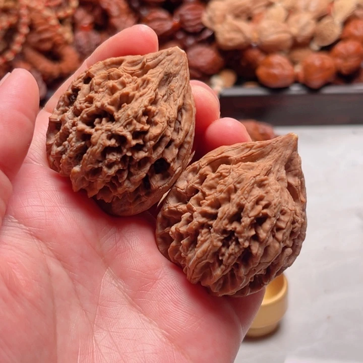 把件文玩核桃40尺寸龙梅谷九龙筋