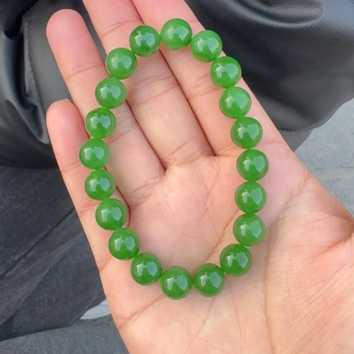 和田玉未镶嵌手串卡10