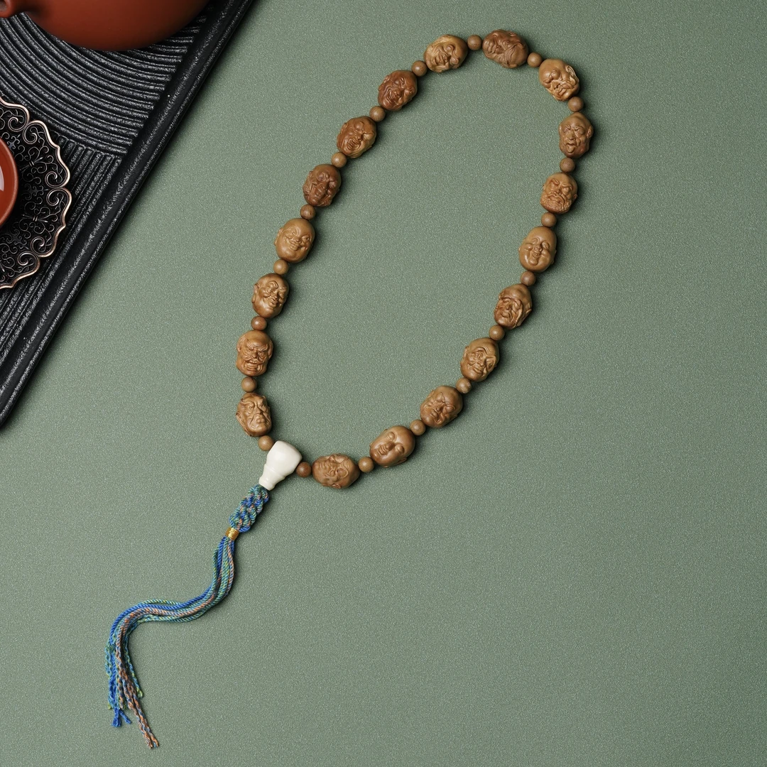 （精工十八罗汉）印度迈索尔老山檀香高货巨奶香老料精品手持