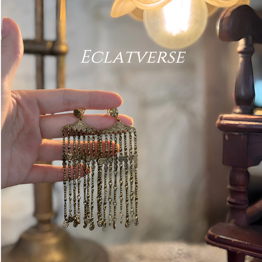 铜合金仿水晶耳饰 铜合金仿水晶耳饰手工气质百搭【6025】