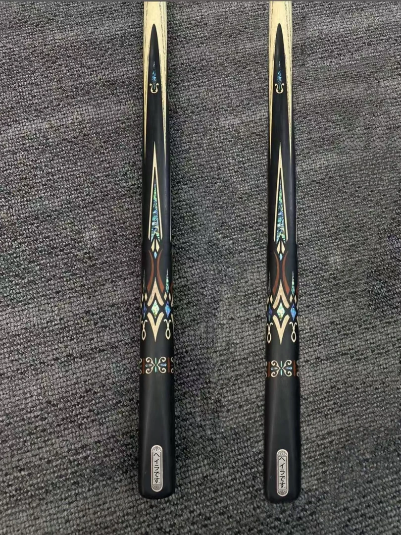 原装进口ヘイラです手工杆专业斯诺克中式黑八小头台球杆