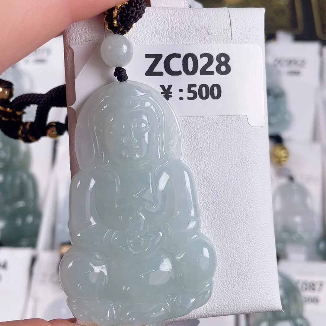 翡翠未镶嵌颈饰zc028