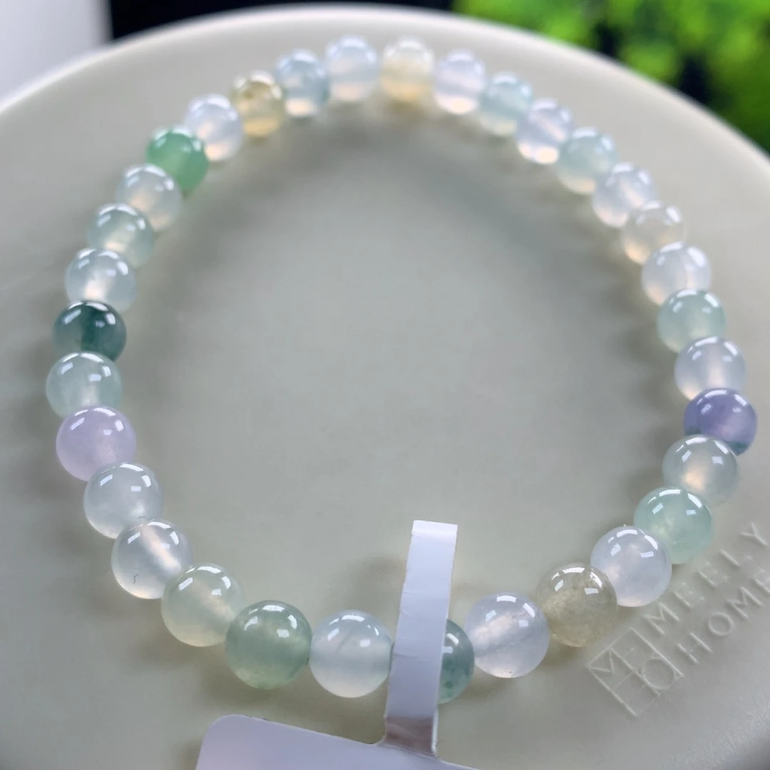 翡翠未镶嵌手链16号卡5.5