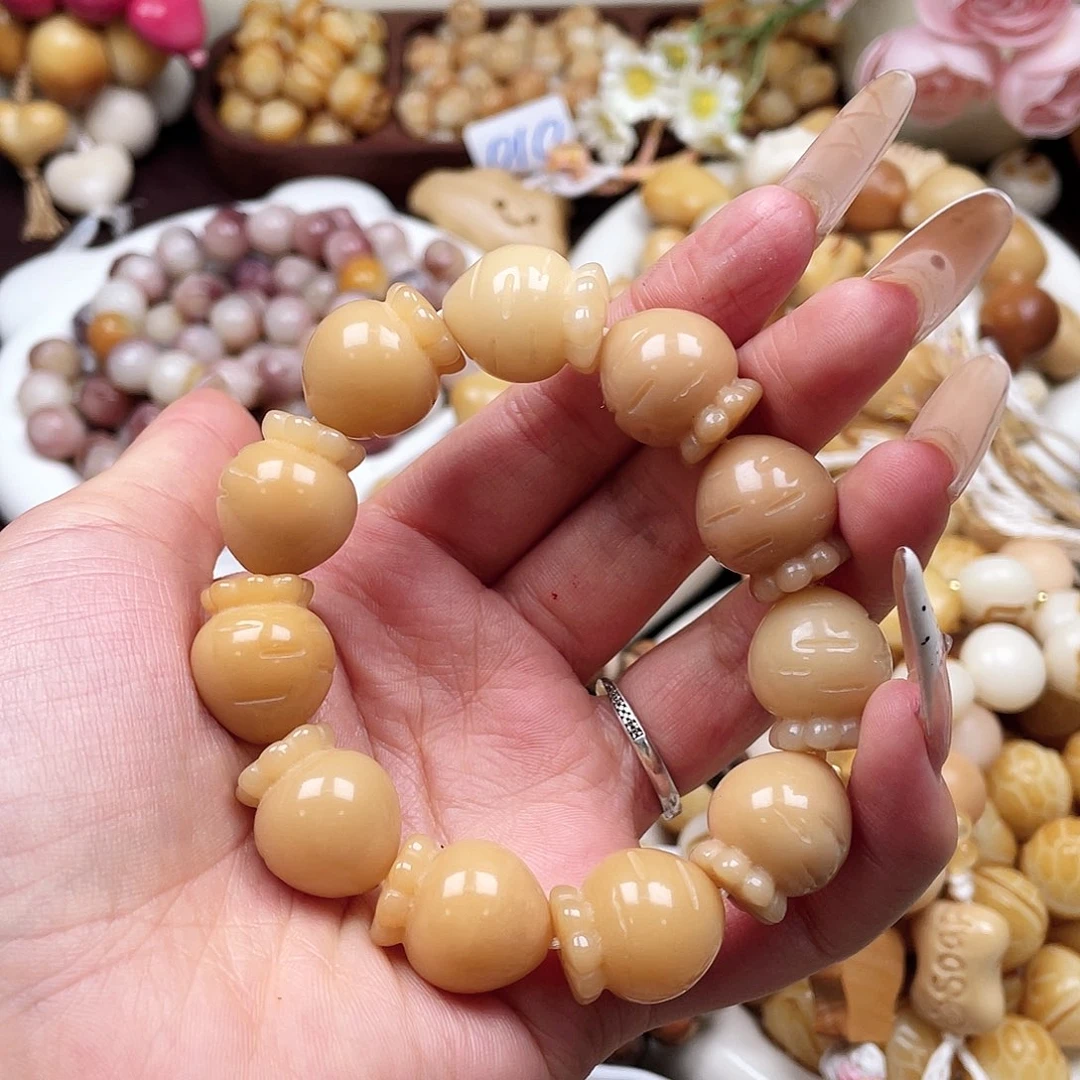 吊坠白玉菩提一串成品