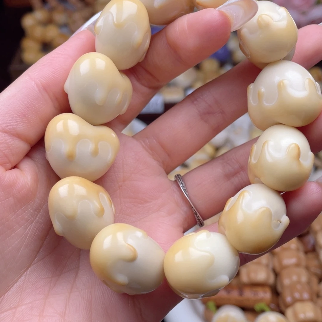 吊坠白玉菩提成品c