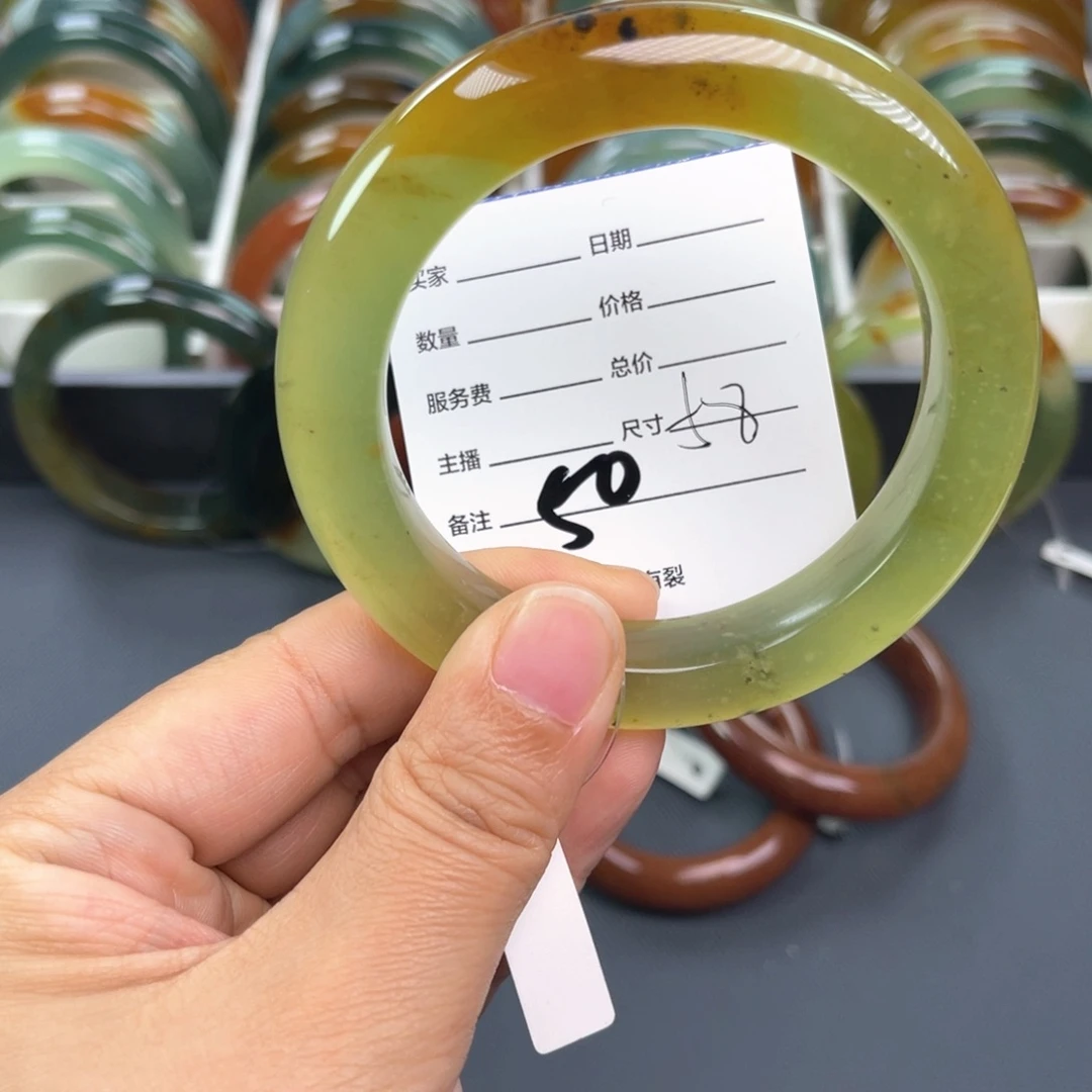 蛇纹石玉合金手镯