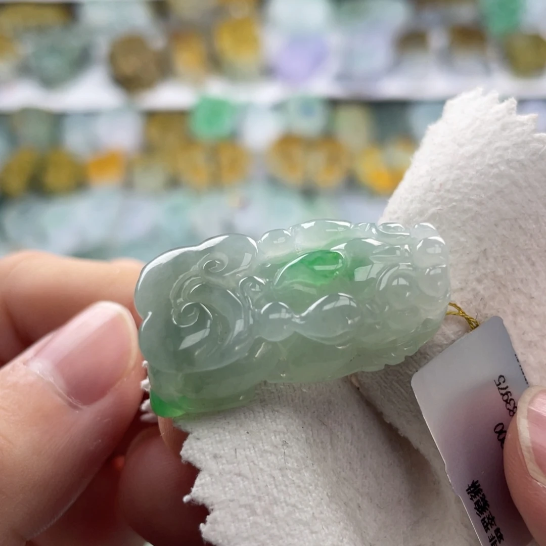 翡翠未镶嵌颈饰貔貅18