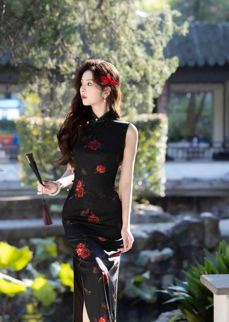 性感国风优雅旗袍新中式改良气质高端修身显瘦绝美年轻夏季新款