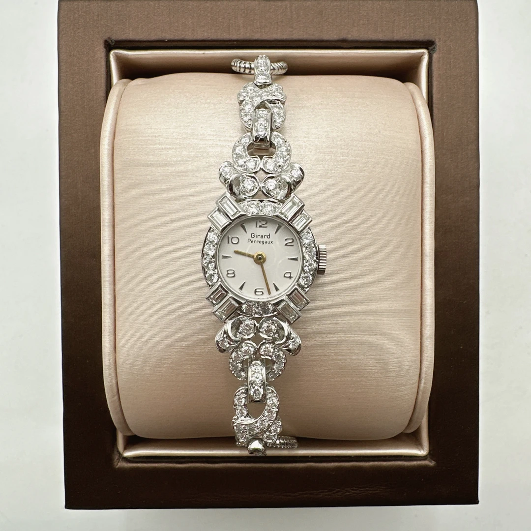 95新 Zhibai/芝柏 芝柏139-6原钻手动赠送表带赠送手链