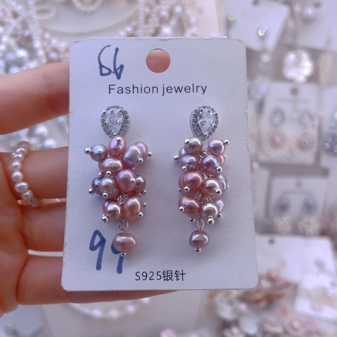 未镶嵌耳饰淡水珍珠