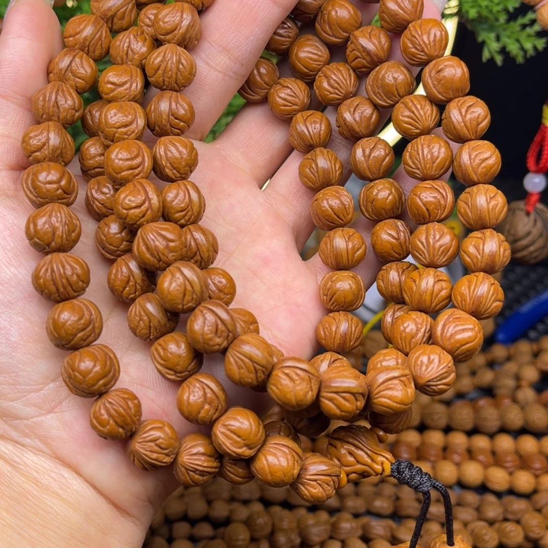 文玩核桃吊坠红锦鲤脖挂