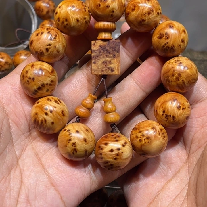 柏木（崖柏）手串/手链2.0黄金底入门级瘤疤手串