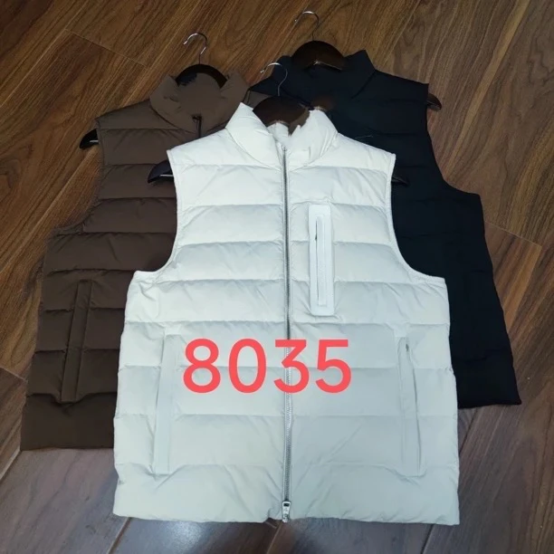 8035 圈 新款男士时尚百搭羽绒马甲