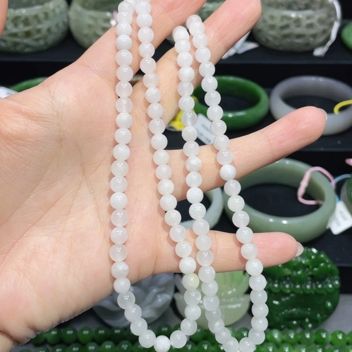 和田玉链子 卡6未镶嵌