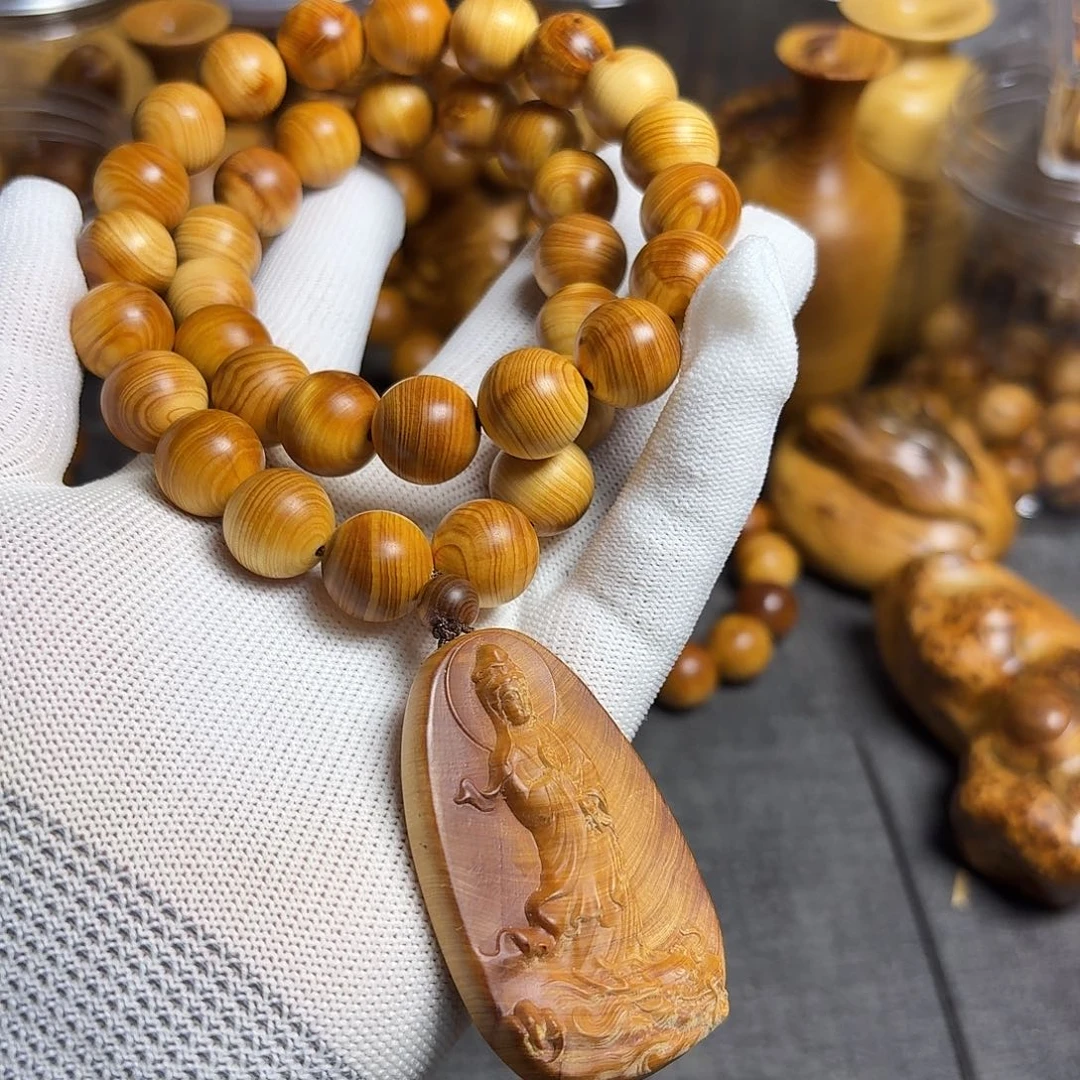 潘***曦柏木（崖柏）太行1.5手持带观音