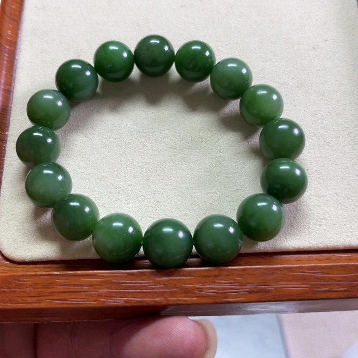 和田玉（碧玉）手链未镶嵌