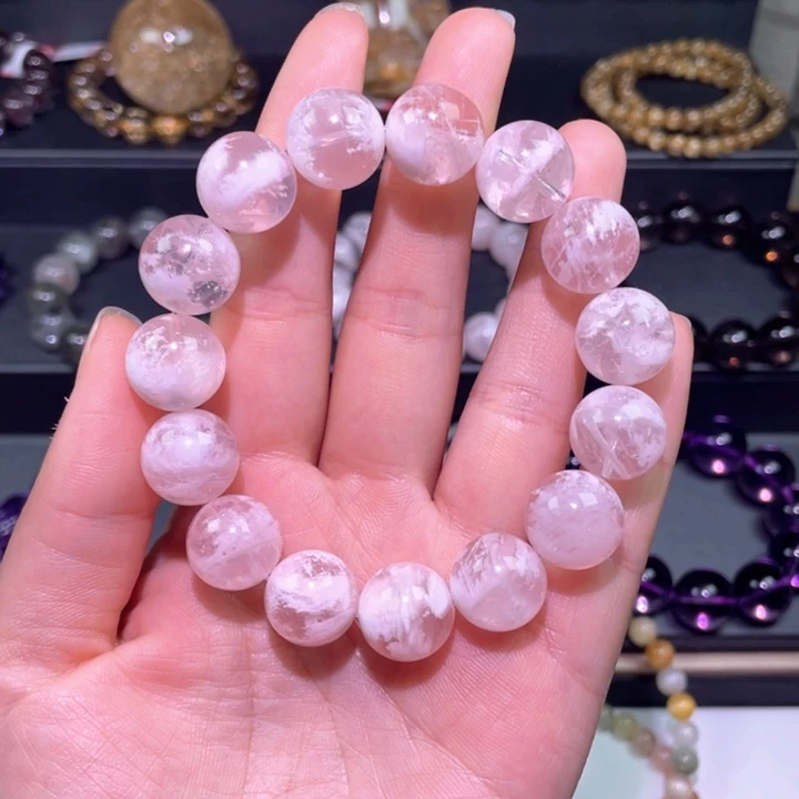 水晶手串未镶嵌天然