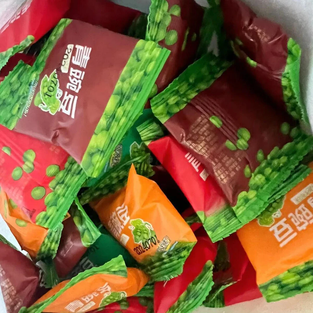 珍豪麦青豆豌豆小包装蟹黄原味牛肉蒜香青豆坚果炒货零食散装批发