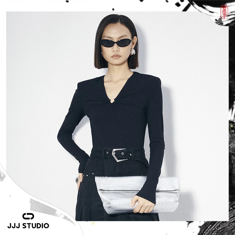 【春上新】JJJ STUDIO 黑色上衣 JLWFS1N044