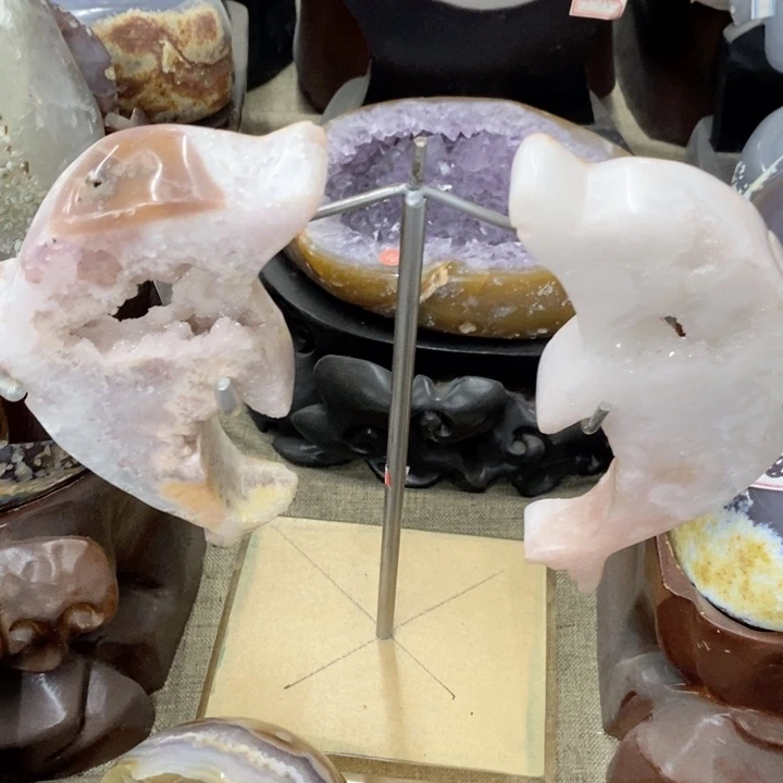 珠宝半成品未镶嵌紫晶