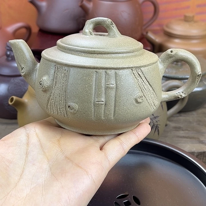 紫砂茶壶宜兴紫紫砂壶树桩