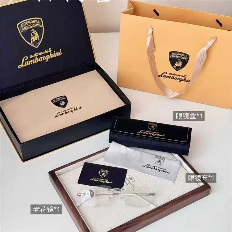 新款升级版无边框老花镜高清轻便时尚镜便携随身带