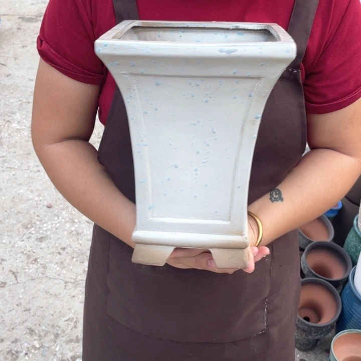 紫砂花盆口20高27正品正品