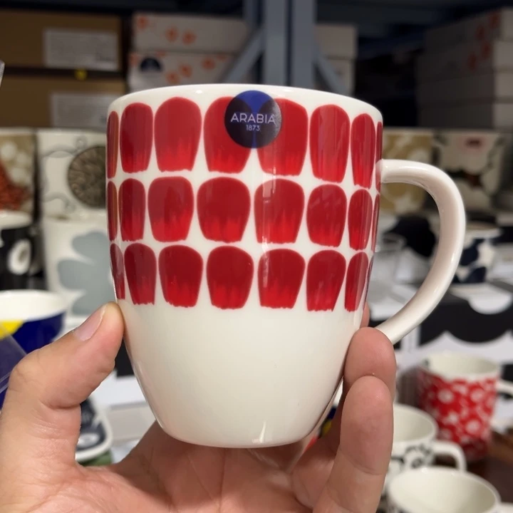 24h复古红340ml马克