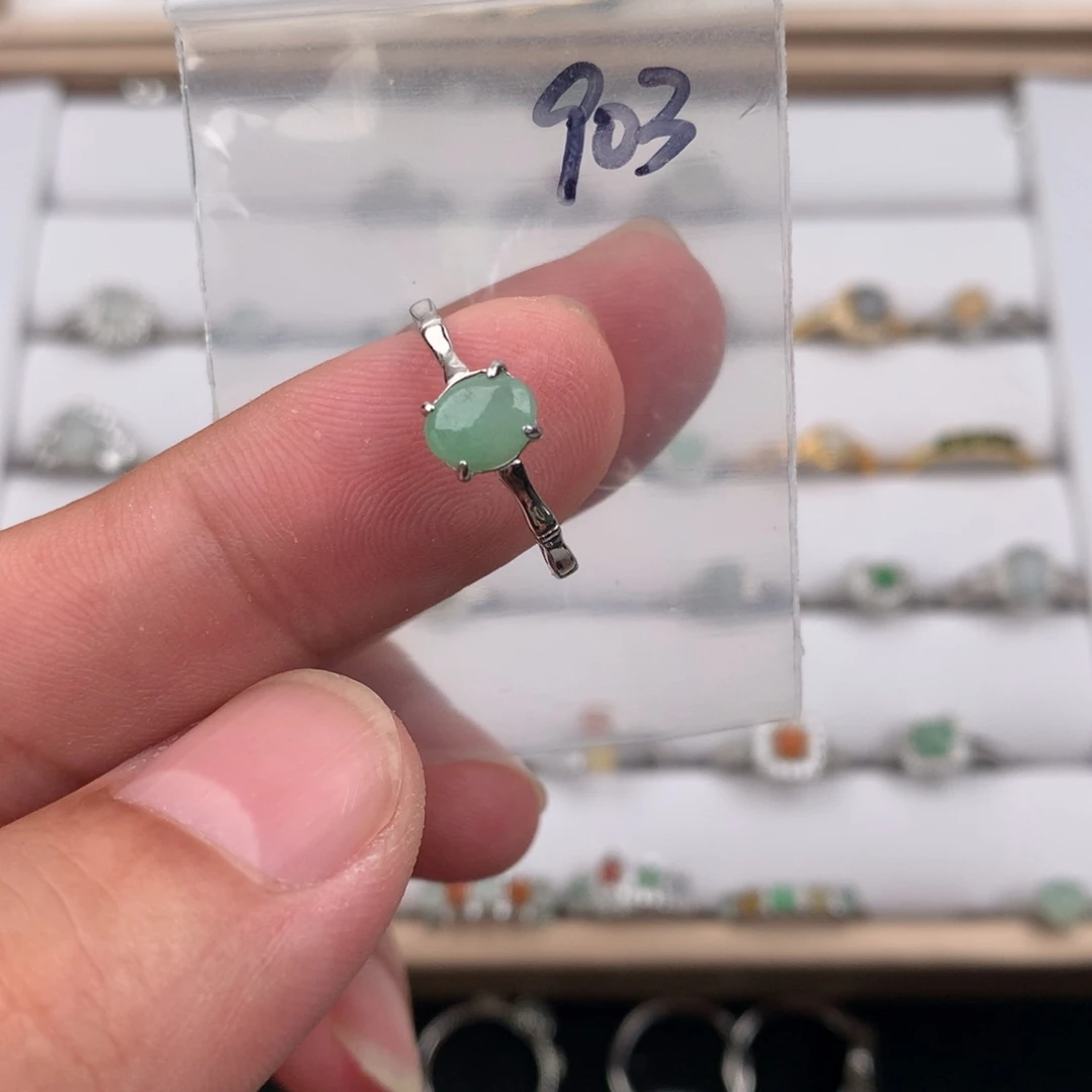 翡翠未镶嵌戒指903