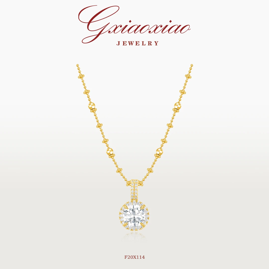 G XIAOXIAO【璀璨系列】时尚轻奢气质百搭锁骨项链 F20X114