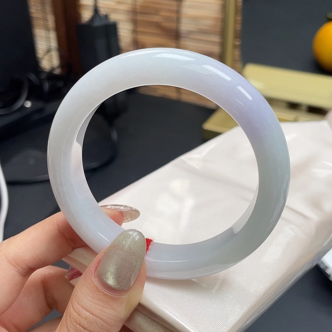 翡翠未镶嵌手镯57正圈