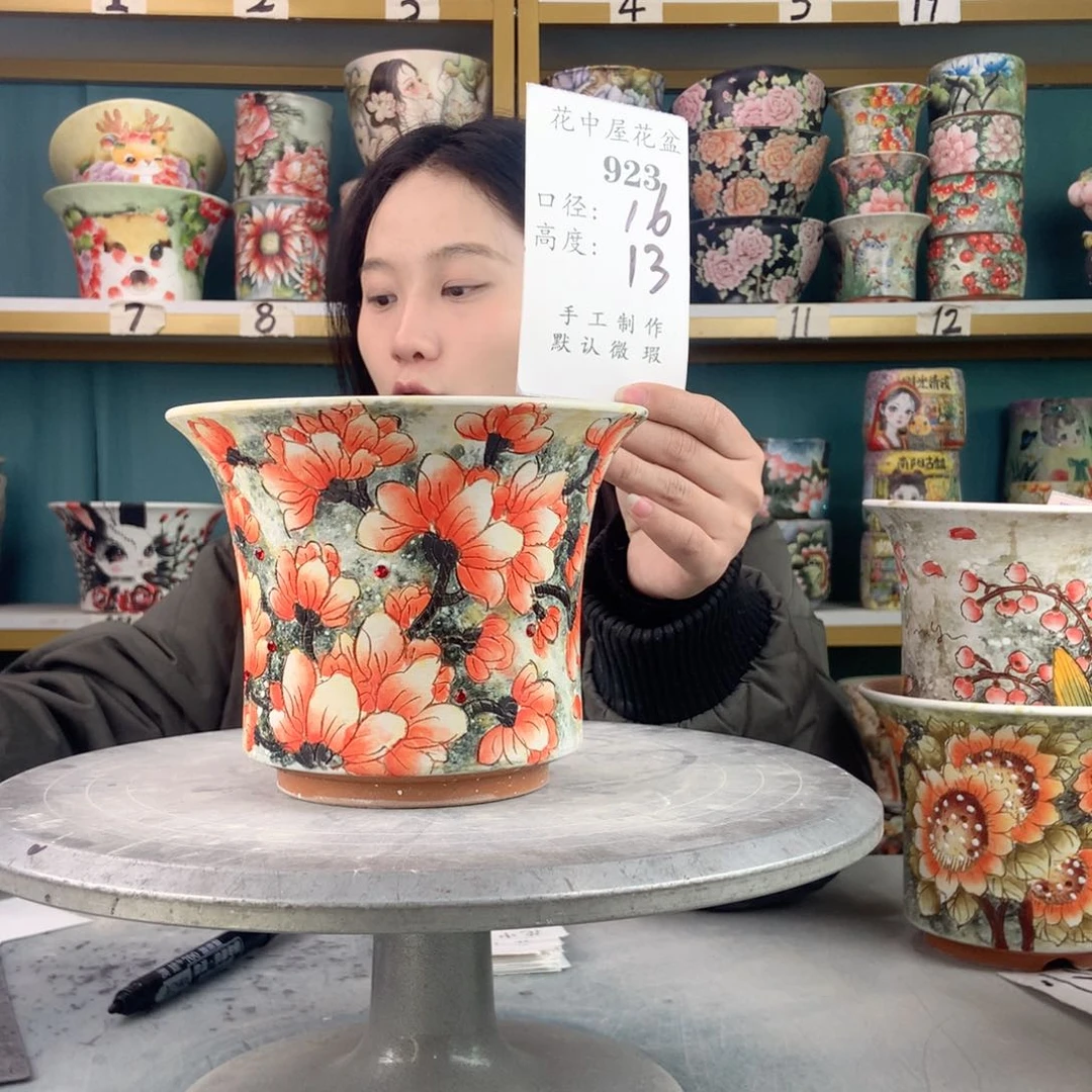 罐景德镇手工瑕疵923