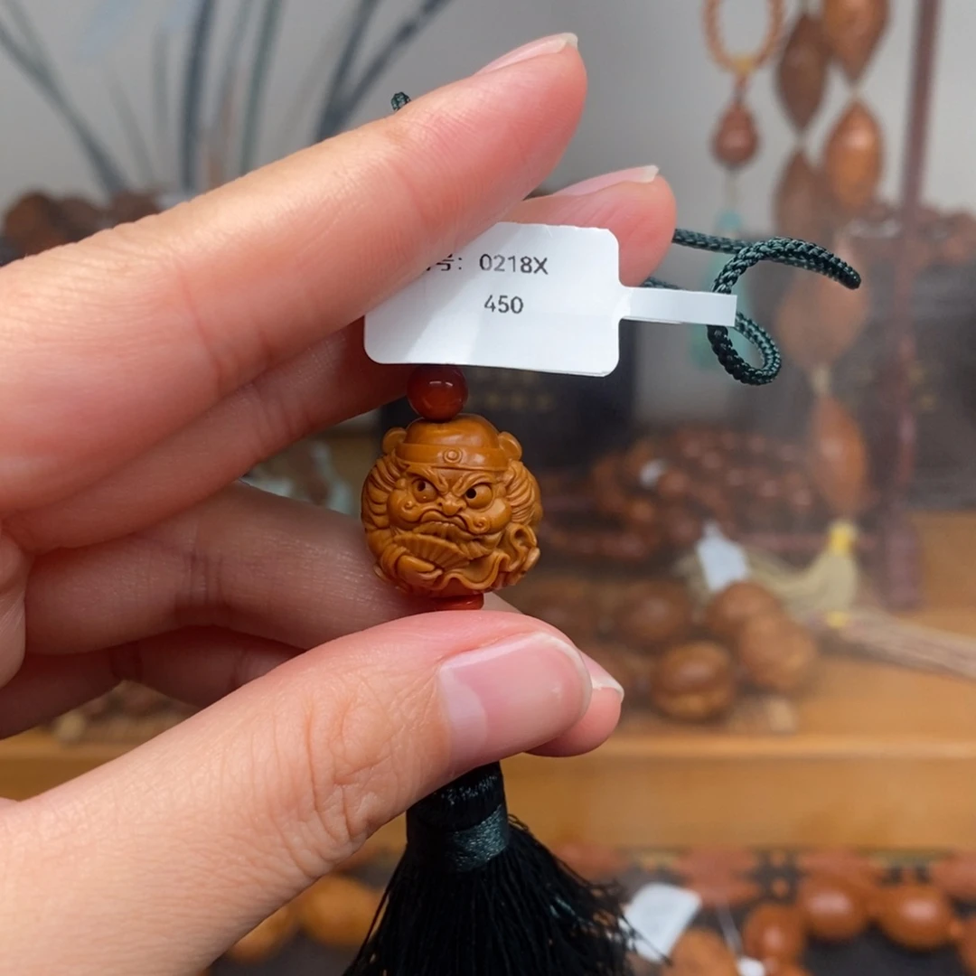 吊坠橄榄核一辰老师钟馗