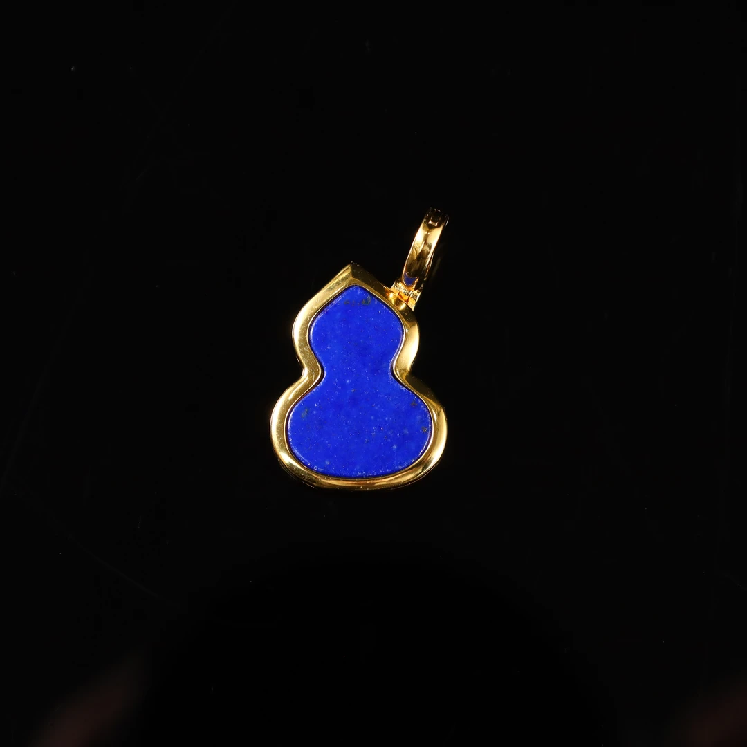 【青金】心如珠宝 青金石葫芦吊坠