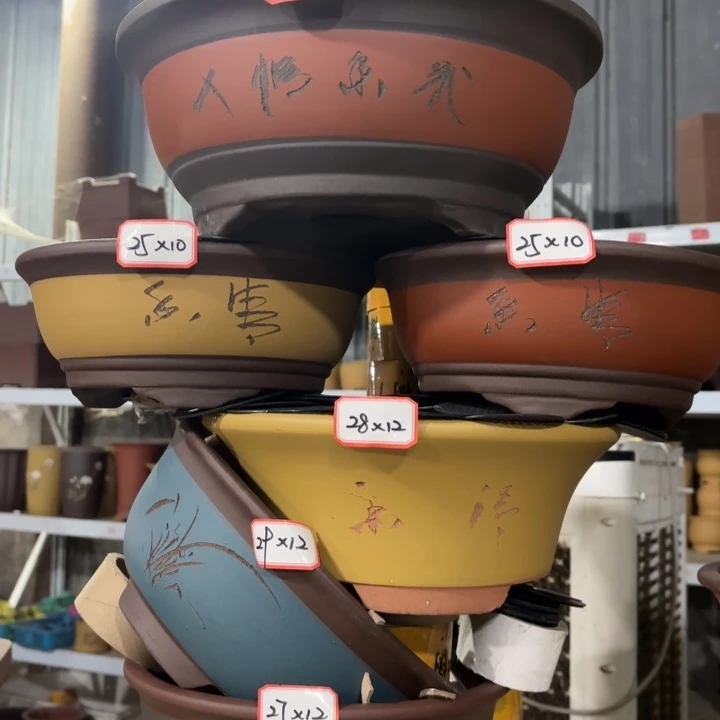 花盆紫砂100-6。