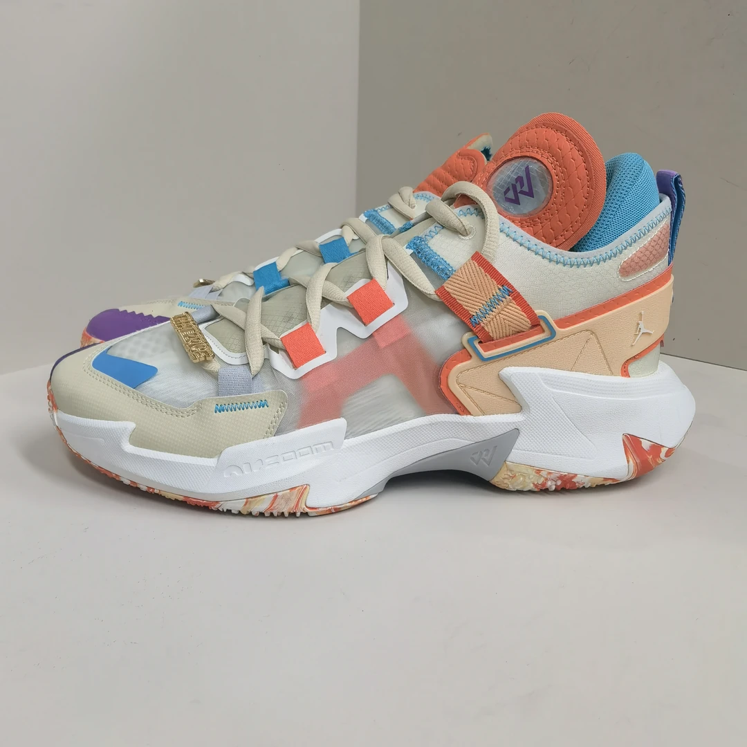nike whynot p5 白黄橙 配色板鞋 46码 全新原盒