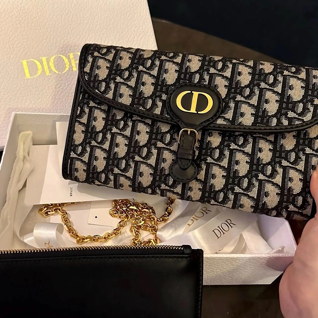 95新 DIOR/迪奥 Dior bobby二合一 woc老花/优品