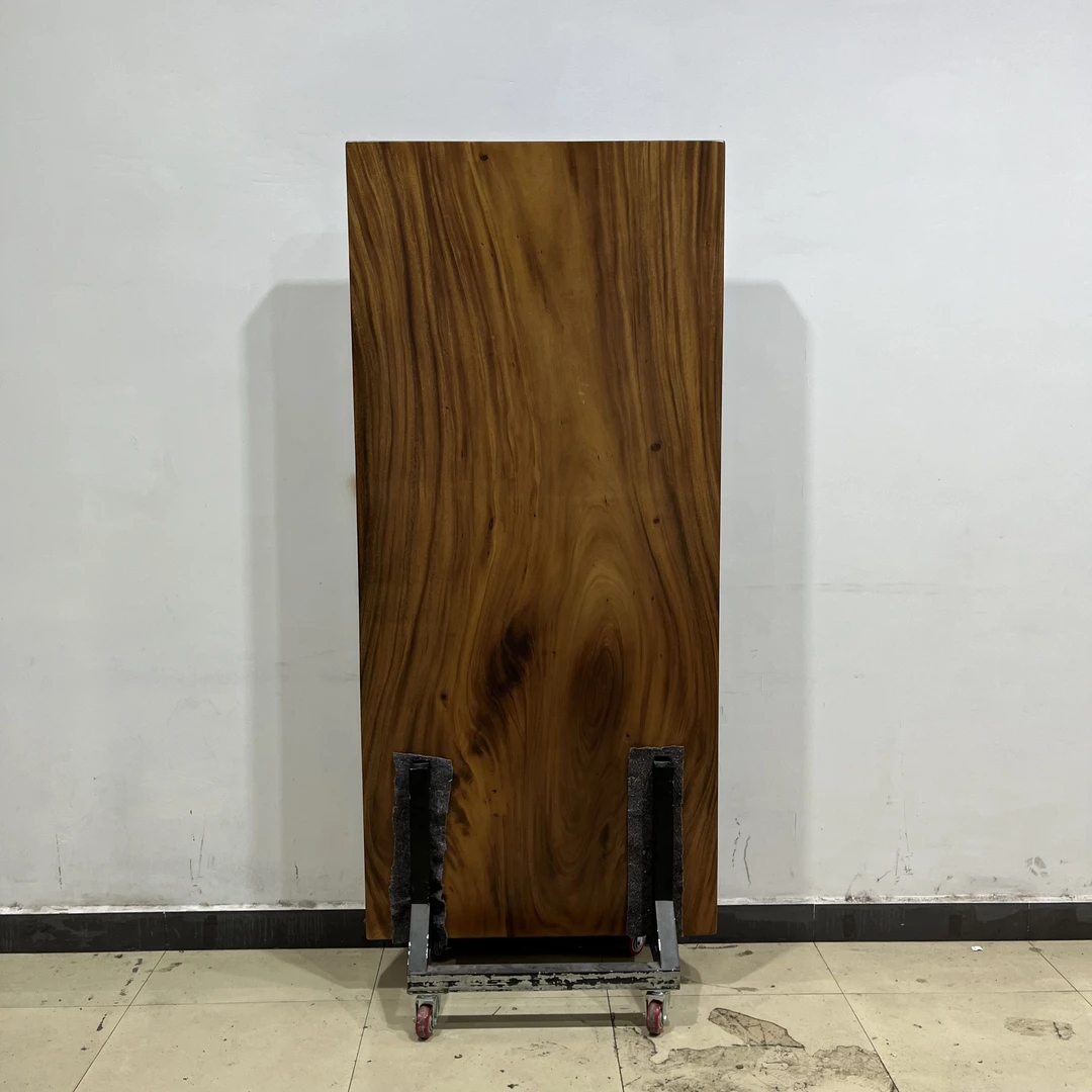 365-长195宽89厚6.5公分直边胡桃木大板桌实木整板原木茶几